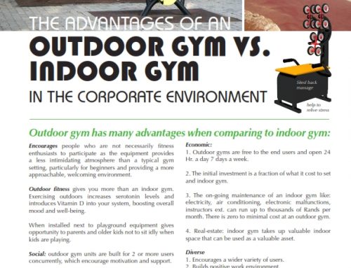 THE ADVANTAGES OF AN OUTDOOR GYM VS. INDOOR GYM IN THE CORPORATE ENVIRONMENT